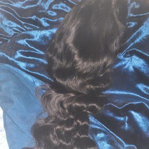 Human hair lace wig